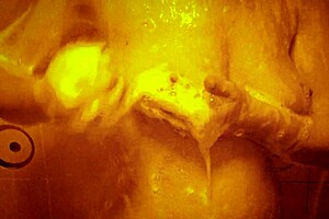 Sexy milf takes a slow mo shower, so horny 😏