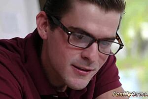 hd stepmom seduces boss's stepdaughter in study session