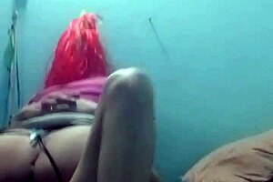 she rides me hard on webcam!