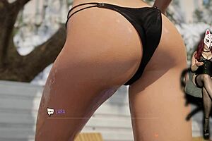 Croft adventures ep 17 - black bikini