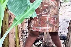 Evangelical milf pees in public with big pussy