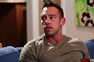 Blonde Babe Swallows Big Dick Then Rides!