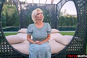 classy stepmother strips for stepson visual orgasm