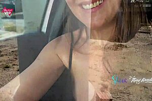 Naughty Couple Having Sex In Public With Cars Passing By