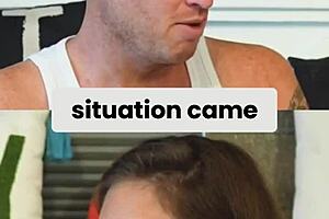 Caught in the moment with older woman!