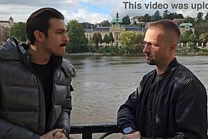 Laura Crystal's busty fitness body takes double anal and swallows cum.