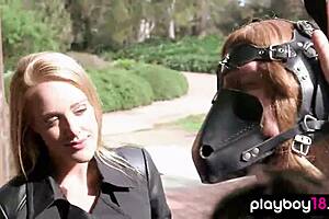 Kate introduces mature pony roleplay enthusiasts outdoors