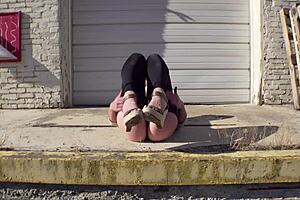 I am a 43yo flasher walking docks in buttless pants