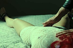 he ties my hands and feet and licks my wet pussy until i orgasm