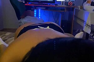 Alice Fire, Asian Milf, Sucks Big Cock In Lingerie?