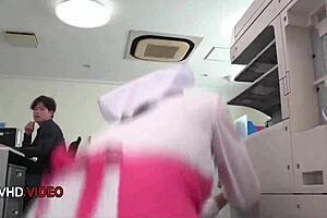 chihiro akino sizzles with blowjob for office lady fantasies