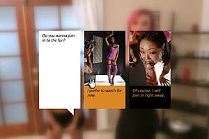 Anna Bell Peaks and Saya Song get fucked hard by big cocks