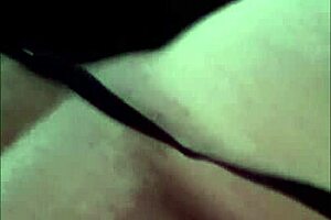 Slave girl in leather harness masturbates outdoors!