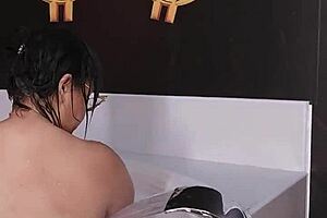 Curvy BBW Latin Milf's Outdoor Golden Shower Tease