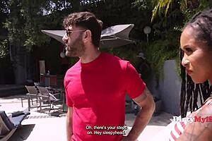 Why Does The Ebony MILF Cali Sweets Fuck Her Step Son On Her 40th Birthday To Get Back At Hubby?