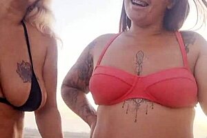 i talked dirty on beach, then deflowered young guy with friend.