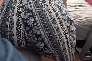 Bouncing Ass On His Cock In Clothes