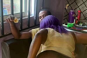 home alone, licking that big bbw pussy