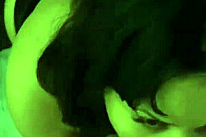 Latina milf sucks young cock intensely.