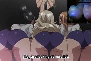 Lucky Guy Fucks Three Hotties in School Costumes with Big Tits Goth Girl Ivyadventure