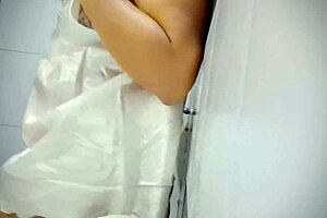 Chubby babe's tits play leads to wet pussy.