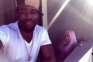 rome major cums on curvy barbie's bubble butt as she shakes it