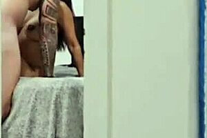 latina housewife flashing blowjob to husband's friend in group swingers slut action