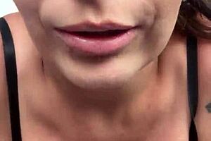 worship my cock in this sensual femdom pov strap-on session with big tits mommy milf