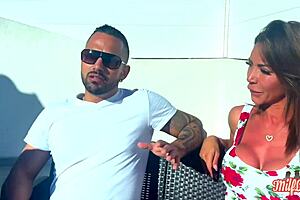 hey, let's finger each other with this dildo in bed, teen says to milf