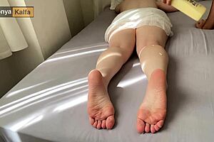 feeling so horny, step mom gets fucked passionately after massage