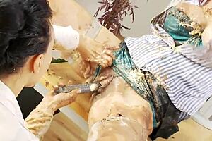 Mai Bailey and Eva May, milfs with big tits, have sapphic sex 😏