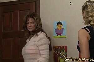 Watch This Mature MILF Lick Pussy in Scissoring Action! Oh, the Tribbing Thrill!