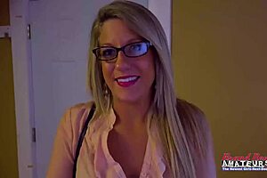 blonde milf anya deep fingers wet pussy with toys