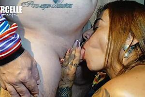 I found Chuck at carnival and finished party with blowjob!