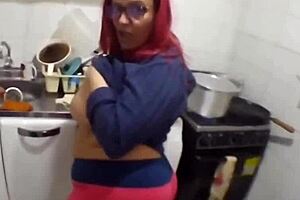 Mature Bbw Dominates In Kitchen