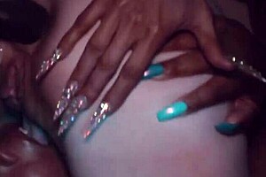 sluts ride big black cocks in rough anal quickies