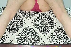 Milf Strips In Red Lingerie