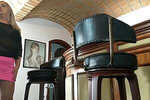 Behind the scenes of a public threesome