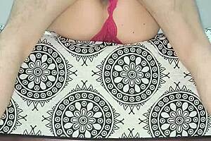 Milf Strips In Red Lingerie