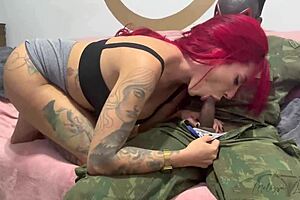 that milf slut fucked the marine in front of me