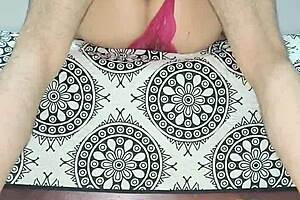 Milf Strips In Red Lingerie