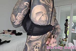 How does this lingerie look? melody radford asks in try on haul