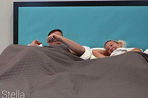 Stepdaughter Shares Hotel Bed With Stepdad!