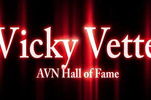 vicky vette feels intense pleasure with buttplugs and lesbian muff diving in lingerie