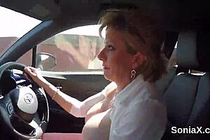 unfaithful british mature sonia shows her huge hooters 😏