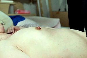 Shaved housewife loves creampie from small dick