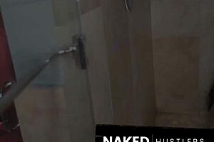 Sexy Latina Fucks Her Big Black Lover After Hot Masturbation Session in Shower