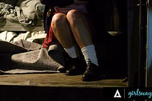 Girlsway - Alex Coal Has Massive Squirting Orgasms from Femdom Camp Counselor in Front of Everyone