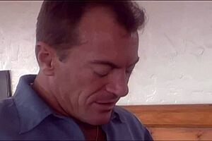 Brunette mom says, 'Suck my big cock on the bed'