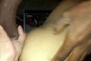 Ass only for the lover, it hurts but don't stop, I love it in this wet quickie
